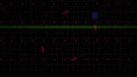 Abstract Digital Glitch Art with Flickering Red Particles and Dark Background Stock Footage 341779670