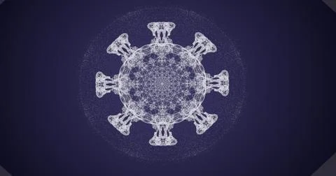 Abstract digital glitch art pattern in white warning damage over dark background Stock Illustration