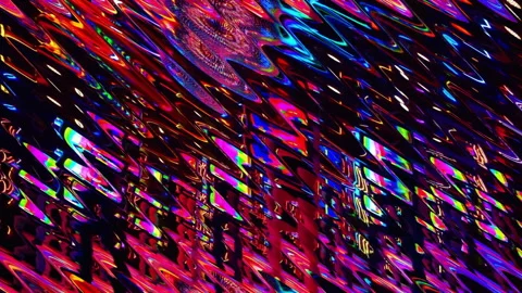 Abstract digital glitch art psychedelic background Stock Footage 344691678