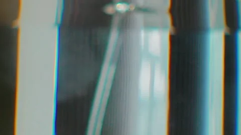 Abstract digital glitch background with chromatic aberration 库存影片 331715928