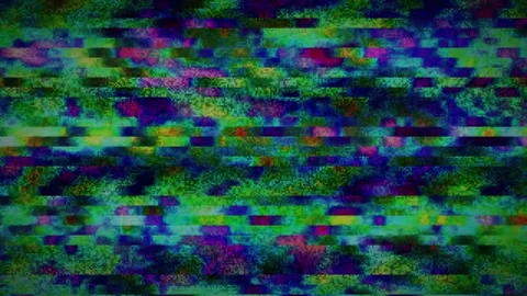 Abstract Digital Glitch Background with Colorful Static Noise and Distorted Stock Footage 345752747