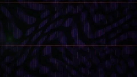 Abstract Digital Glitch Background with Dark Blue Pulsing Light Patterns. Stock Footage 340494798