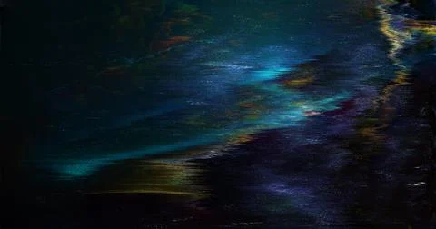 Abstract Digital Glitch Background with Dark Distorted Light Texture Illustrazione stock