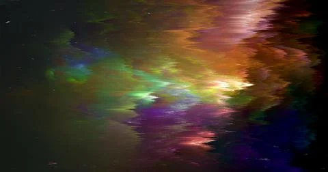 Abstract Digital Glitch Background with Dark Distorted Light Texture Illustrazione stock