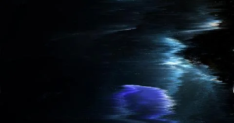 Abstract Digital Glitch Background with Dark Distorted Light Texture Stock-Illustration