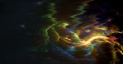 Abstract Digital Glitch Background with Dark Distorted Light Texture Stock-Illustration