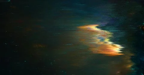 Abstract Digital Glitch Background with Dark Distorted Light Texture Illustrazione stock