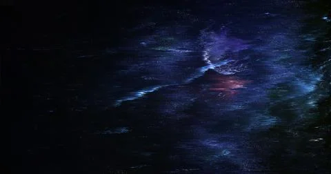 Abstract Digital Glitch Background with Dark Distorted Light Texture Illustrazione stock