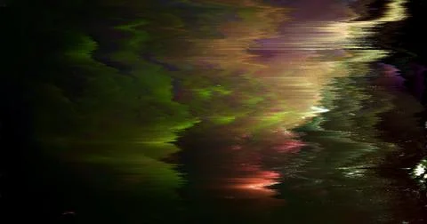 Abstract Digital Glitch Background with Dark Distorted Light Texture Illustrazione stock