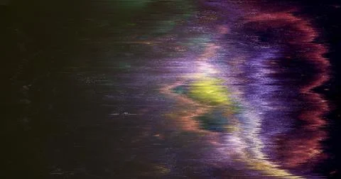 Abstract Digital Glitch Background with Dark Distorted Light Texture Stock-Illustration