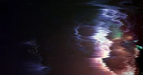 Abstract Digital Glitch Background with Dark Distorted Light Texture Stock Photos