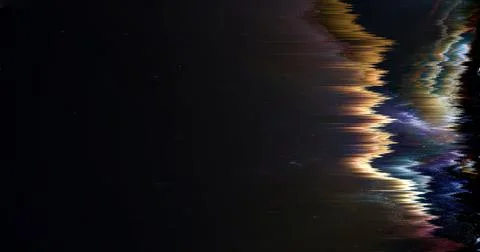 Abstract Digital Glitch Background with Dark Distorted Light Texture Stock Photos