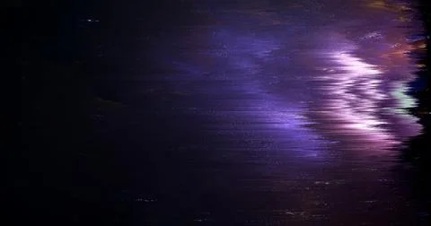 Abstract Digital Glitch Background with Dark Distorted Light Texture Stock Photos