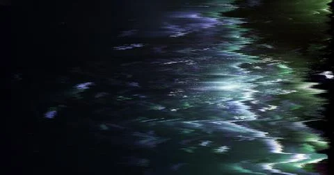 Abstract Digital Glitch Background with Dark Distorted Light Texture Stock Photos