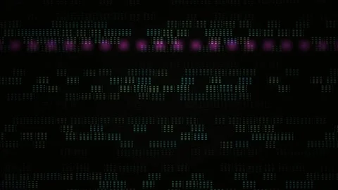 Abstract Digital Glitch Background with Flickering Data Streams and Cyberne.. Stock Footage 340495027