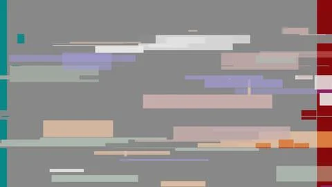 Abstract Digital Glitch Background with Horizontal Lines and Colorful Disto.. Stockillustratie