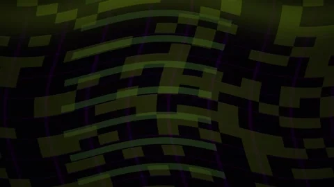 Abstract Digital Glitch Background with Moving Geometric Pixel Patterns. Stock Footage 340495370