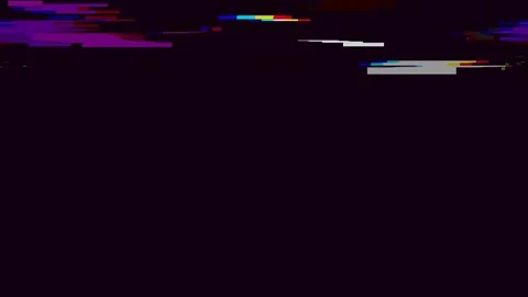 Abstract digital glitch background with neon colorful energy streams loop Stock Footage 342159376