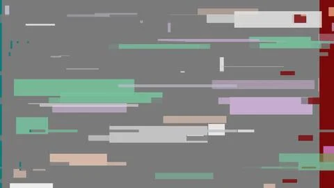 Abstract Digital Glitch Background with Pixelated Noise Interference and Co.. Stock Illustration