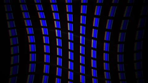 Abstract Digital Glitch Background with Pulsing RGB Pixel Grid Patterns. Stock Footage 341780062