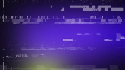Abstract digital glitch background with purple gradient with artifacts hori.. Illustration