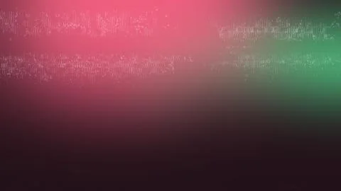Abstract digital glitch background with vibrant pink and green gradient lig.. Stockillustratie