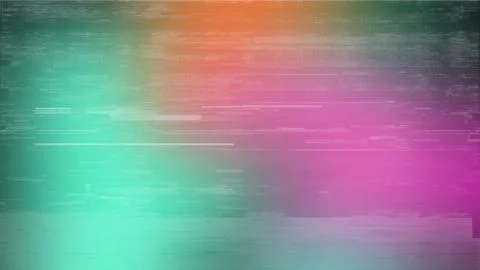 Abstract digital glitch background with vibrant green and pink color gradie.. Stockillustratie