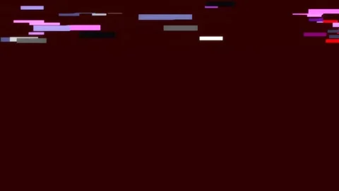 Abstract digital glitch data stream spectrum animation colorful tech backgrou Stock Footage 342203477