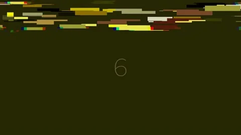 Abstract digital glitch effect background on dark screen Stock Footage 342203476