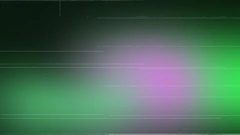 Abstract digital glitch effect background with soft green and vibrant purpl.. Stockillustratie