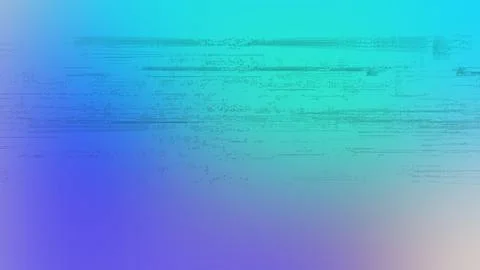 Abstract digital glitch effect background featuring vibrant cyan and purple.. Stockillustratie