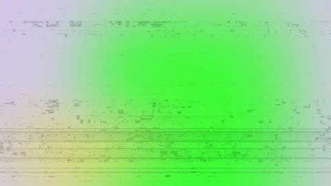 Abstract digital glitch effect background with vibrant green and soft paste.. Stock Illustration