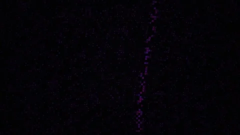 Abstract Digital Glitch Effect with Flickering Light Streaks on Dark Backgr.. Stock Footage 341780121