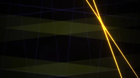 Abstract Digital Glitch Effect with Glowing Laser Light Streaks and Dark Ge.. Stock Footage 341780126