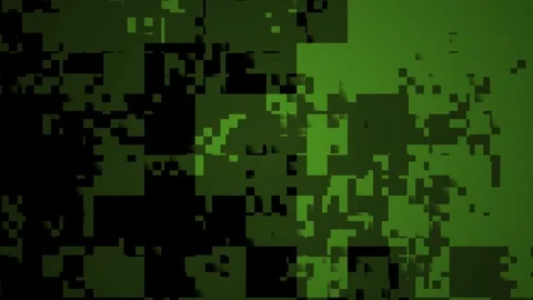 Abstract Digital Glitch Effect on Green Background. Stock Footage 334444251