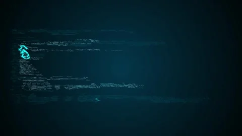 Abstract digital glitch effect noise background. Error Virus code and software Stock Footage 312183393