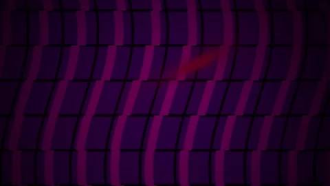 Abstract Digital Glitch Effect with Pulsing Purple and Dark Waves. Stock Footage 341780190