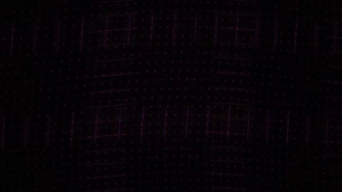 Abstract Digital Glitch Effect with Red Light Streaks on Dark Background. Stock Footage 340498527