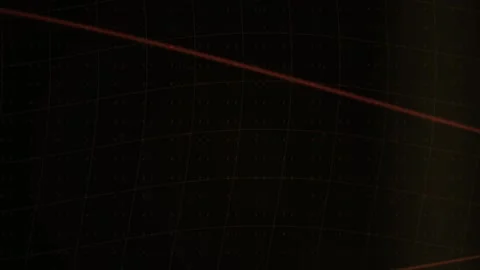 Abstract digital glitch effect with red laser lines and glowing light parti.. Stock Footage 341780232