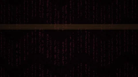 Abstract digital glitch effect with vertical lines and glowing horizontal b.. Stock Footage 334445448