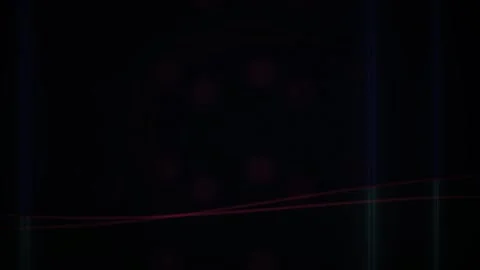 Abstract Digital Glitch Effect with Vertical Light Streaks and Dark Backgroun Stock Footage 340500550