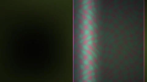 Abstract Digital Glitch Effect with Vertical Scanning Lines and Green Backg.. Stock Footage 341792143