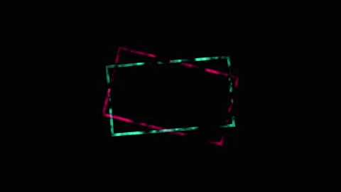 Abstract Digital Glitch Frames with Chromatic Aberration Effect in Cinemati.. Stock Footage 341719214