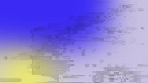 Abstract digital glitch gradient background with blue yellow with smooth gr.. Иллюстрация