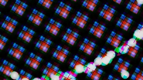 Abstract Digital Glitch Grid Pattern Background Video stock 332392402