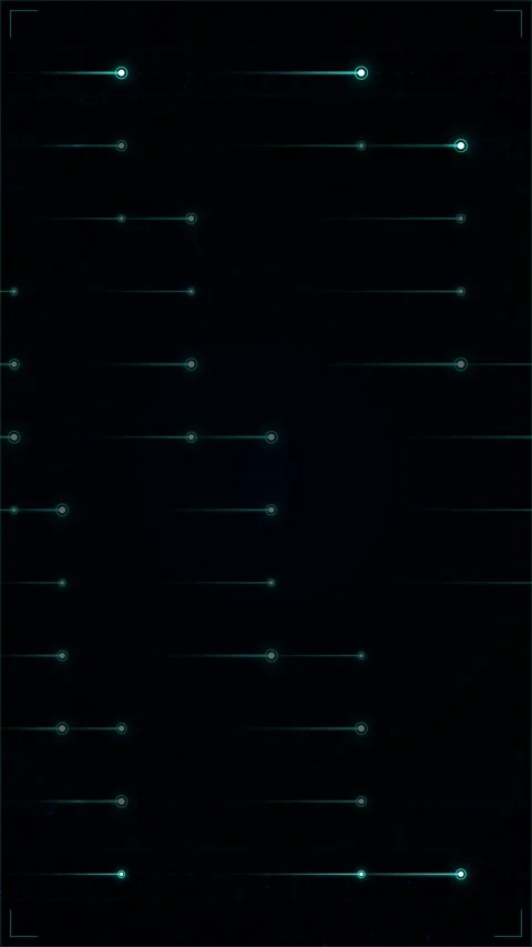 Abstract Digital Glitch Lines Flowing on Dark Background - Futuristic Techn.. Stock Footage 347071609