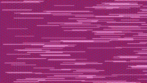 Abstract digital glitch pattern background with horizontal noise lines Stock Footage 336268026