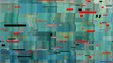 Abstract digital glitch pattern background, fragmented error aesthetic with Stock Footage 342327204