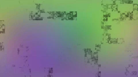 Abstract digital glitch pattern with gradient colors background Stockbeeldmateriaal 334638902