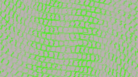 Abstract digital glitch pattern with neon green lines イラスト素材